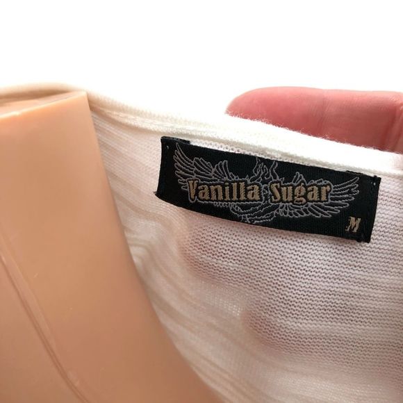 Vanilla Sugar Womens Sleeveless Tank Top Gray Animal Print Size M VTG y2k USA - Picture 9 of 9